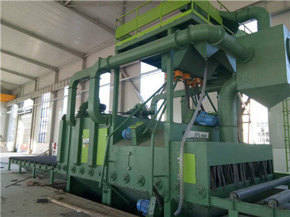 Quality Rust Removal 2m/min Steel Plate Shot Blasting Machine With Spraying Line for sale