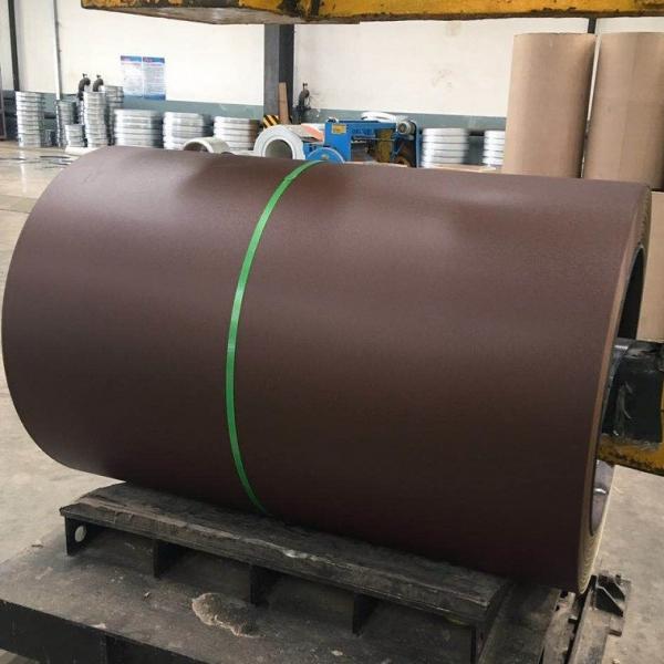 Quality HDP Valspar Customized Brown 0.50-1.0mm Z275 PPGI Pre-painted color coating for sale