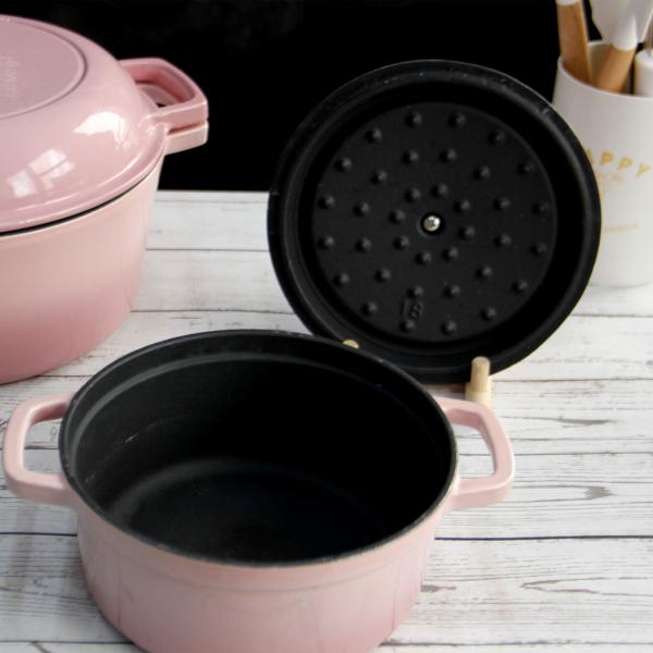 Quality Enamel Coated Cast Iron Stock Pot /cocotte By Glasstop Size 18/20/22/24/26cm for sale
