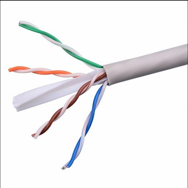 Quality White Bulk Bare Copper PVC Jacket 1000ft UTP Cat6 LAN Cable for sale