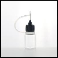 China Squeezable PE E Liquid Bottles , 5ml Size Stell Needle Plastic Dropper Bottles factory