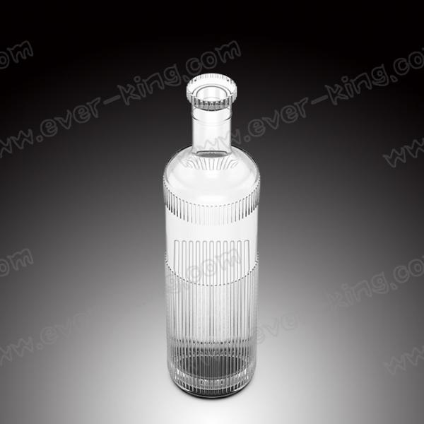 Quality Frosting Surface 700ml Single Glass Bottle For Liquor for sale