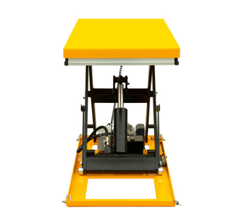 Quality 1ton Hydraulic Scissor Lifting Table For Manual Cargo Handling  2.2kw for sale
