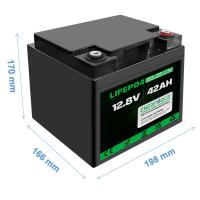 China OEM 12V LiFePO4 Battery 42Ah For Solar Power System Van Golf Cart And Wheelchairs factory