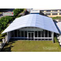 China 15x30m outdoor large clear span aluminum frame church wedding marquee tent design for sale