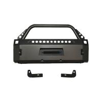 China Toyota 4Runner Car Body Parts Front Bumper Guard Rear Bumper with Tire Carrier Jerrycan Holder factory