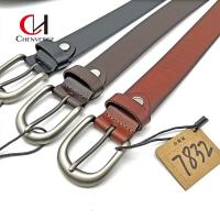 China Chenverge Unisex Genuine Leather Dress Belt , Leisure Genuine Handmade Leather Belts factory