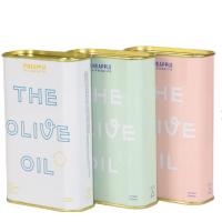 China Personalized CMYK BPA Free Food Grade Olive Oil Tin Cans factory