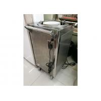 China 1-Holder Electric Plate Warmer Cart Capacity 50 Dishes, Single Heated Dish Dispenser, Commercial Buffet Equipment factory