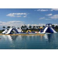 Quality Customized Giant Green Isle Inflatable Water Park , Inflatable Fun Park For Island for sale