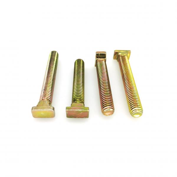 Quality M8 M6x15mm T-Bolts T Type Screw Square Flat Head For Mounting Rails 10-20mm for sale