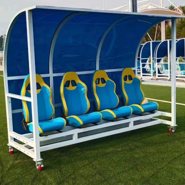 Quality 12 Seats Subs Bench Shelter For School Stadium Football Club for sale