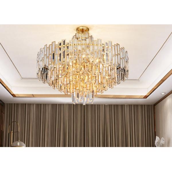 Quality 100cm Diamater 30cm Height Restaurant 260V Crystal Pendant Light for sale