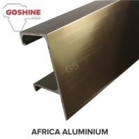 China Cameroon Market Standard Color Polishing Aluminium Frame Extrusion Hinge Profile To Make Doors And Windows factory
