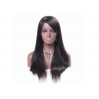 Quality 10A Grade Full Lace Human Hair Wigs , Straight Cambodian Hair Full Lace Wigs No for sale