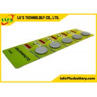 China Lithium Button Cell CR2016 Supplies 3V Lithium Coin Cell Battery CR2016 5 Pcs Blistcard Pack factory