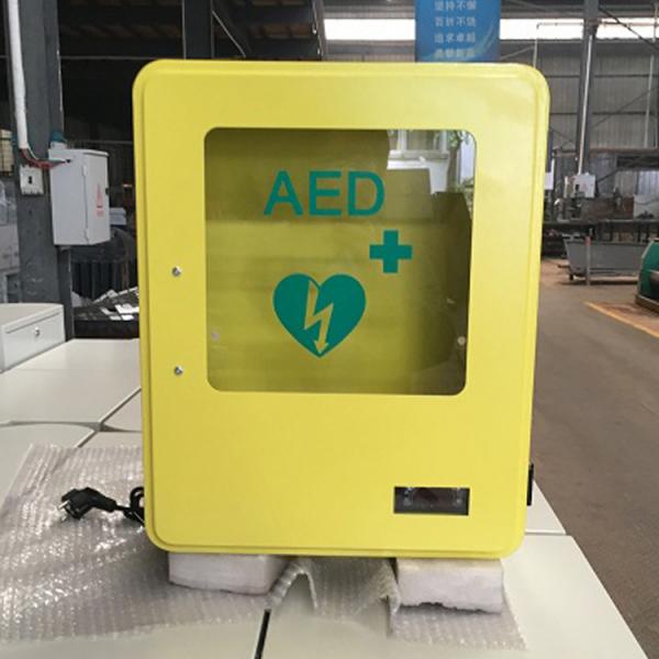 Quality Waterproof AED Defibrillator Cabinets , Outdoor Heated Defibrillator Cabinet for sale