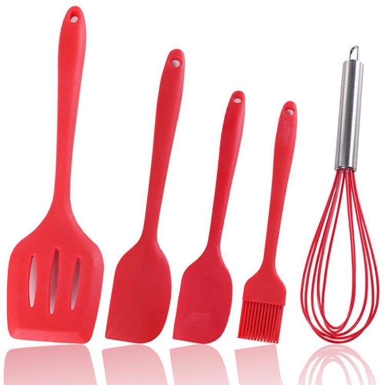 China Baking Silicone Kitchen Tool Set For Easy Handing Storage Soft Cooking Accessories factory