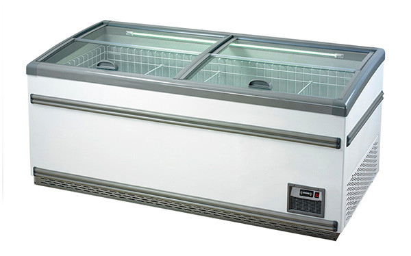 Quality Auto Defrost Supermarket Island Freezer For Frozen Food Top Open Freezer for sale