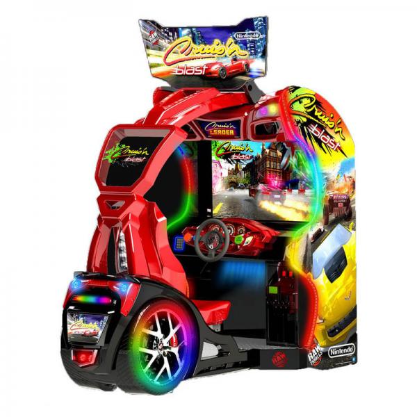 Quality 42 Inch Lcd Car Racing Game Machine 110V 220V Racing Simulator With Motion Seat for sale