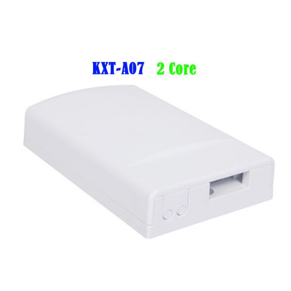 Quality Network 4 Ports Fiber Optic Cable Termination Box 2 Core SC APC 120*80*25 Mm for sale