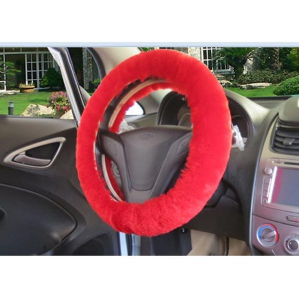 Quality Comfortable Steering Wheel Covers For Guys , Soft Colorful Steering Wheel Covers for sale