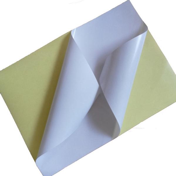 Quality Cast Coated Sticker Paper Sheet SS0111 with Super Strong Adhesive Glue for sale