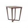 China Patented Design Small Coffee Tables , small modern side table American Walnut Base factory