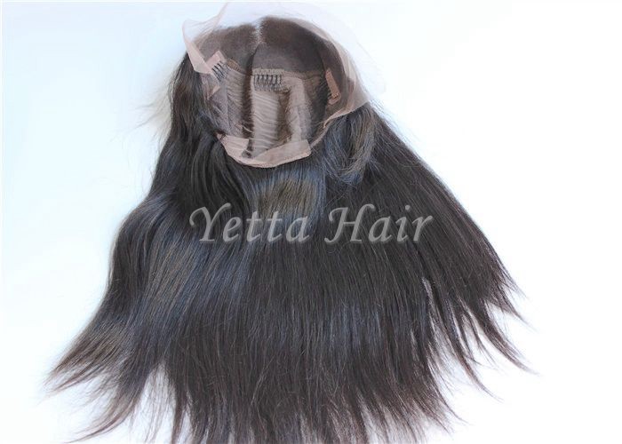 China Straight Glueless Full Lace Wigs Brazilian Hair No Shedding No Tangle factory