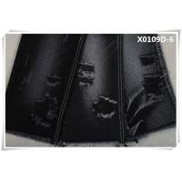 Quality Black 14.5oz 70 Ctn 30 Poly Cotton Polyester Denim Fabric For Boyfriend Jeans for sale