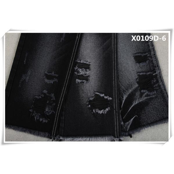 Quality Black 14.5oz 70 Ctn 30 Poly Cotton Polyester Denim Fabric For Boyfriend Jeans Jackets for sale