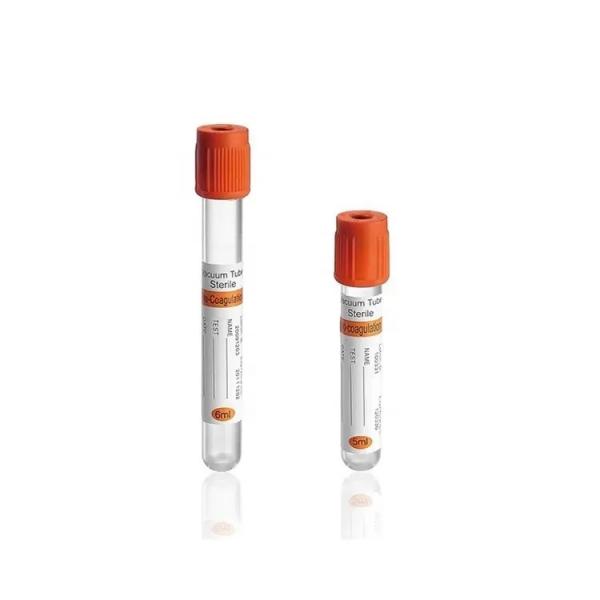 Quality Pro-Coagulation Tube Type PET Or Glass Material Sterilized Vacuum Blood Collection Tube for sale