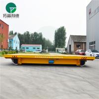 China 50t Battery Industrial Railroad Transfer Trolley For Warehouse Interbay Cargo Handling factory