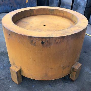 Quality ISO9001 Corten Steel Round Fire Pit 600mm Portable Steel Fire Pits for sale
