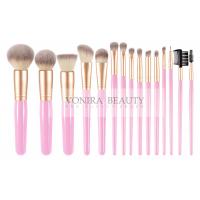 China 15 Piece Synthetic Makeup Brushes Set Luxury Exclusive Makeup Brush Holder for sale