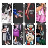 China Silicone Designer Cell Phone Cases For Iphone XS MAX High Heels Designs Shock Absorption for sale