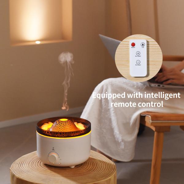 Quality HOMEFISH 36db-45db Essential Oil Diffusers Flame Air Diffuser 560ml for sale