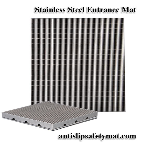 Quality 20mm Thick Stainless Steel Floor Mat Recessed Floor Grilles 457.2MM*457.2MM for sale