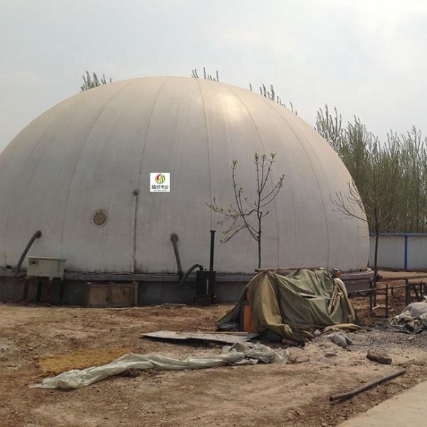 Quality Automatic Control Double Membrane Biogas Holder With Anaerobic Reaction for sale