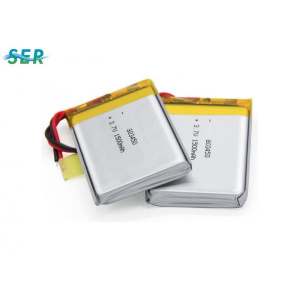 Quality Flat Cell 3.7 V 1500mah Lipo Battery 803450 for sale