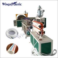 China Plastic Soft PVC Garden Fiber Braided Reinforced Pipe Hose Tube Extrusion Production Machine factory