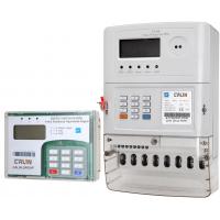 Quality Three Phase Prepaid Electricity Meters , Plc Rf Commercial Electric Meter for sale