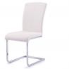 China Modern Leather Dining Chairs Metal Legs With Stainless Steel Frame factory