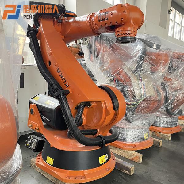 Quality Used KUKA Robot KR210 Auto Parts Handling Palletizing Robot Arm C2 Control Cabinet for sale
