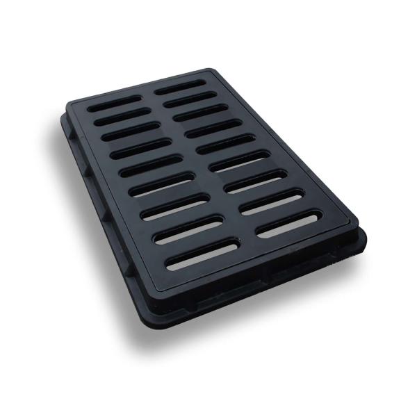 Quality FRP Rectangle Manhole Cover , Grating Frame SMC Manhole Cover 450 X 750mm for sale