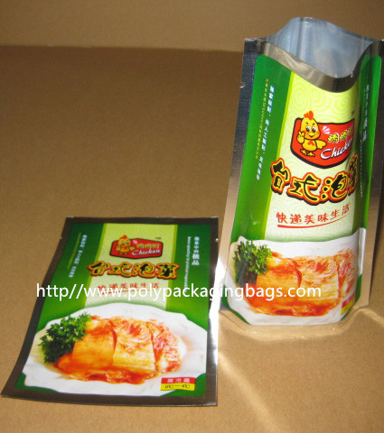 China Compound Aluminium Foil Bag Stand Up Pouches For Pickles / Instant Food factory