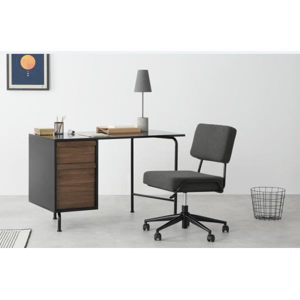 Quality Industrial Style Swivel Home Office Chair With Ergonomic Design And Wheels for sale