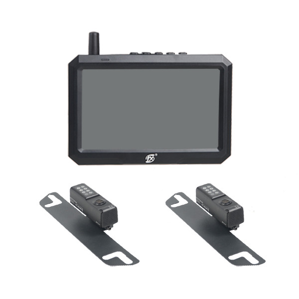 Quality 5 Inch IP69K 1080P Car Rearview Mirror Monitors Support 2 Channel for sale