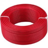China ROHS PVC Electrical Single core Cable UL1617 105℃ 600V with UL Certificate in Red Color factory