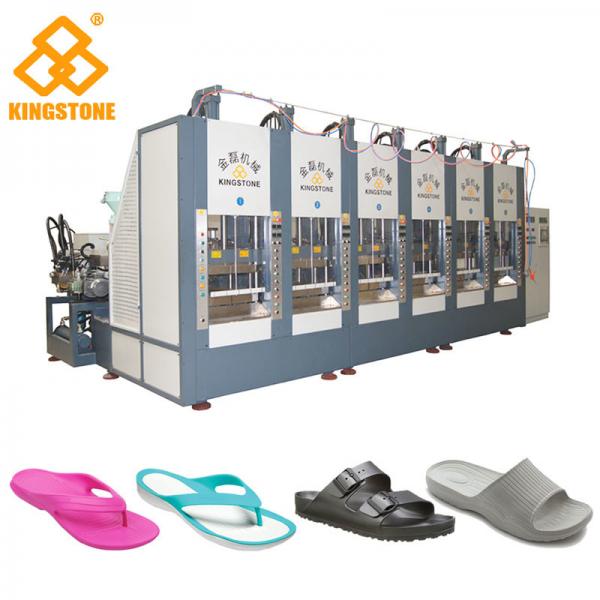 Quality EVA Slipper Making Shoe Sole Making Machine With Full Production Line / 6 for sale